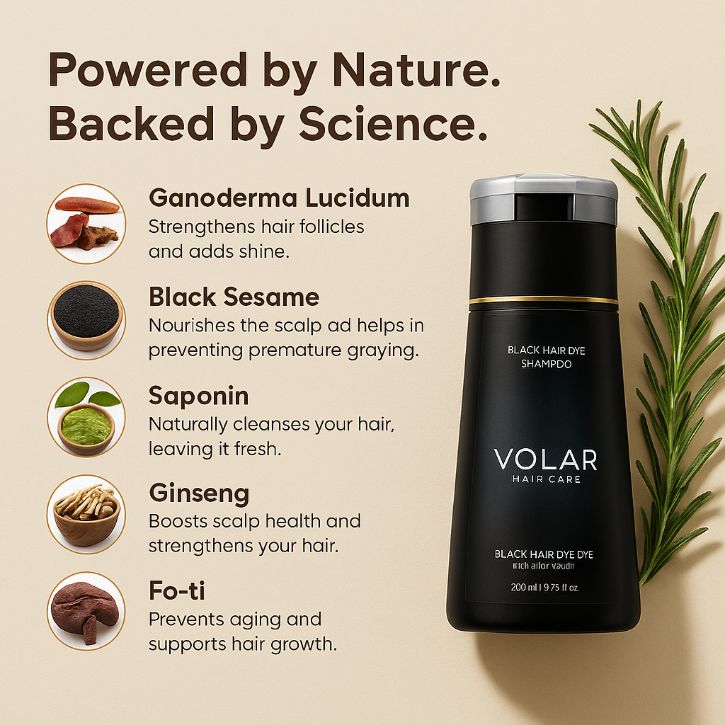 Instant Hair Dye Shampoo - 100% Vegan