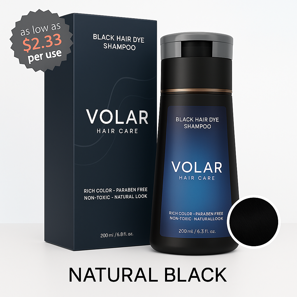 Instant Hair Dye Shampoo - 100% Vegan